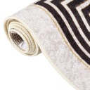 vidaXL Vaskbart teppe 80x150 cm lys beige sklisikker