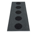 Pappelina VERA 2.0 matte sort sortmetallic 70x200 cm