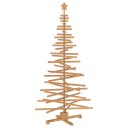 vidaXL Trekjuletrær KOTKA 180 cm Heltre furu Brun Finish