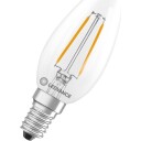 Ledvance Classic E14 mignonpære 2700K 1,8W clear 35x100 mm