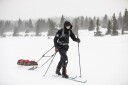 Fjellpulken Touring 125 Red 125cm