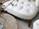 Chic Antique Fransk Sofa i linstoff 2. pers fra Chic Antique I fargen hvit