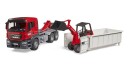 Bruder Man Tgs Truck Med Roll-Off Container Bruder Lastbil Og Schäffer 3767