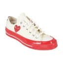 Comme des Garçons Play Herre Sko Hvit 38 1/2 EU,