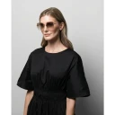 GLAS Eyewear Billie Gold Rimless Tinted   Gold   1.5