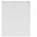 vidaXL Venetiansk persienne Hvit 140 x 160 cm 35 mm