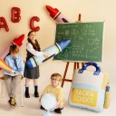 Partydeco Folieballong Ryggsekk Back to School FB437