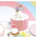 ScrapCooking   LED kaketopp enhjørning hvit/rosa/tre