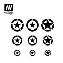 Vallejo Stencils USAAC Markings 1/72, 1/48 and 1/32