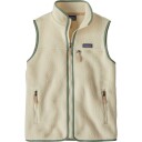 Patagonia W's Retro Pile Vest Natural W/Ellwood Green XL
