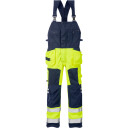 Fristads Hängslebyxa 1014 Plu, Klass 2 Varsel Gul/marinblå D112