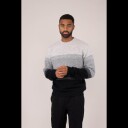 Ajani Sweater Grey multi M Alpaca stripe sweater
