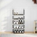  Skostativ 5-lags svart 44x28x94 cm ikke-vevd stoff 8721158510143