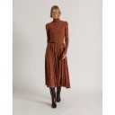 Alberta Ferretti Dame Skjørt Oransje XS,