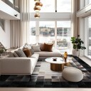 Wilton teppe   Livada svart/multi Størrelse: 160 x 230 cm
