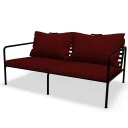 Houe Avon 2 seters sofa Scarlet/Black