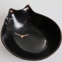 Søt Keramisk Katteskål 14.5 X 11 cm