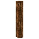  Smalt oppbevaringsskap røkt eik 30x42,5x225 cm konstruert tre