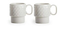 Sagaform Coffee & More Kaffekopp 2-pakning Hvit