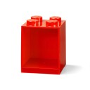 Lego Knallrød klossehylle med fire knotter 5006578