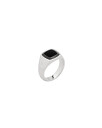 Tom Wood Jewellery Kay Ring Polished Onyx Ring Sølv 58