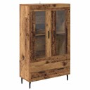  Høyskap med skuff Gamle tre 69,5 x 31 x 115 cm Konstruert tre