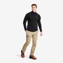 RevolutionRace Evolution Light Stretch Fleece Herre Black Størrelse:M   Herre > Overdeler > Fleece & midlayers