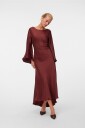 Vero Moda   Midikjole Vmkamile Wide Sleeve Ankle Dress Ex   Rød