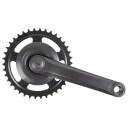 Kranksett Singlespeed 38T 170mm 3/32 Sort