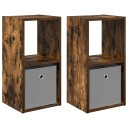  Nattbord 2 pcs Røkt eik 30,5 x 27 x 59,5 cm Konstruert tre