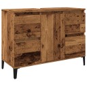 vidaXL Servantskap gammelt tre 80x33x60 cm konstruert tre