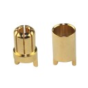 Amass 6.5mm Gullkontakter - 2par