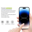 iPhone 15 Pro Max Mocolo Full Dekning Skjermbeskytter - 9H - Svart Kant