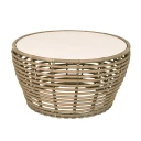 Cane line Basket kaffebordunderstell 75 cm Naturlig fletting