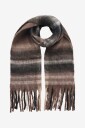 Ellos Collection - Skjerf med frynser - Brun