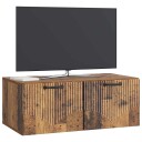  Vegghengt TV skap Gammelt tre 78,5 x 41 x 30 cm Konstruert tre