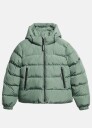 Hooded Sports Puffer Jacket