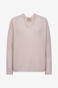 MOS MOSH - Genser mThora V-neck Knit - Rosa
