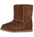 EMU Australia Teddyboots Tex Woodland Brumby Oak m. Print EMU Australia 32 Teddyboots Brun