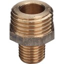 10 stk 3/4" x 3/8" gjengede nippel for adapter i metall