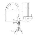 Tapwell SK184 Kjøkkenkran