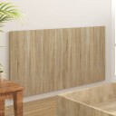 vidaXL Sengegavl sonoma eik 160x1,5x80 cm konstruert tre