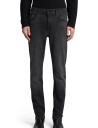 7 For All Mankind Slimmy Tapered Washed Black   Black   33 x 32