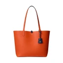 Lauren Ralph Lauren Faux-Leather Large Reversible Tote Bag - Navy - ONE SIZE