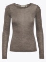 InWear Fang Wool T-Shirt Long Sleeve Brun M