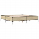  Sengeramme sonoma eik 200x200 cm konstruert tre og metall 8721102609688