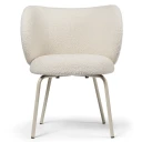 Ferm Living Rico Spisestol Cashmere Nordic Bouclé   Off white