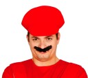 Rød Mario Inspirert Hatt