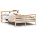  Sengeramme med hodegavl 140x200 cm heltre furu 3305943