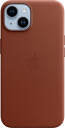 Apple iPhone 14 Leather Case with MagSafe - Umber
